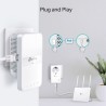 KIT ADAPTOR + Amplificator POWERLINE TP-Link, AC1200 dual band 802.11ac Wi-Fi, Gigabit Ethernet Port, "TL-WPA7617 KIT" (timbru v