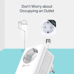 KIT ADAPTOR + Amplificator POWERLINE TP-Link, AC1200 dual band 802.11ac Wi-Fi, Gigabit Ethernet Port, "TL-WPA7617 KIT" (timbru v