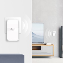 KIT ADAPTOR + Amplificator POWERLINE TP-Link, AC1200 dual band 802.11ac Wi-Fi, Gigabit Ethernet Port, "TL-WPA7617 KIT" (timbru v
