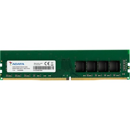 Memorie DDR Adata DDR4 8 GB, frecventa 2666 MHz, 1 modul, "AD4U26668G19-SGN"