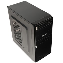 CARCASA SPACER, Mini Tower, mATX, "MOON", 450 (230W for 450 Desktop PC), USB 2.0 x 4, Jack 3.5mm x 2, "SPC-MOON" (timbru verde 0