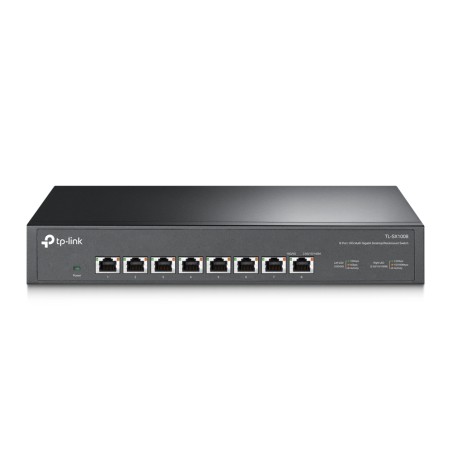 SWITCH TP-LINK  8 porturi 10G carcasa metalica "TL-SX1008" (timbru verde 2 lei)