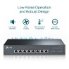 SWITCH TP-LINK  8 porturi 10G carcasa metalica "TL-SX1008" (timbru verde 2 lei)