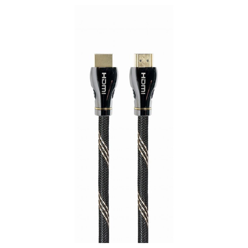 CABLU video GEMBIRD, HDMI (T) la HDMI (T), 2m, HDMI 2.1, premium, conectori auriti, rezolutie maxima 8K (7680 x 4320) la 60 Hz, 