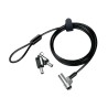 CABLU securitate LOGILINK pt. notebook, slot nano, 2 chei standard, 1.8m, cablu aliaj-zinc, permite pivotant si rotire, "NBS013"