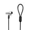 CABLU securitate LOGILINK pt. notebook, slot nano, 2 chei standard, 1.8m, cablu aliaj-zinc, permite pivotant si rotire, "NBS013"