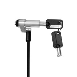 CABLU securitate LOGILINK pt. notebook, slot nano, 2 chei standard, 1.8m, cablu aliaj-zinc, permite pivotant si rotire, "NBS013"