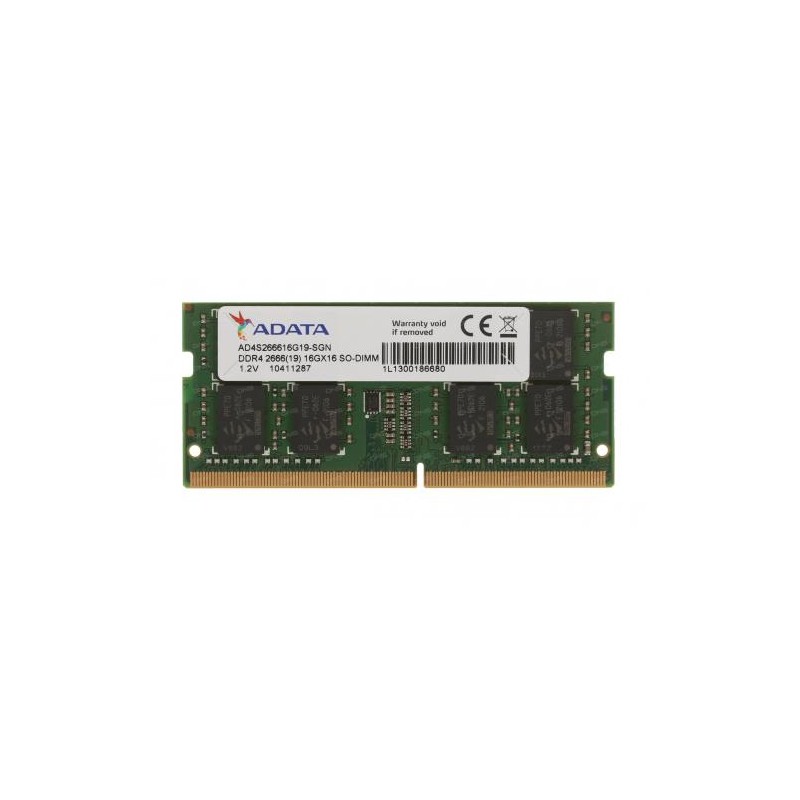 SODIMM Adata, 4GB DDR4, 2666 MHz, "AD4S26664G19-SGN"