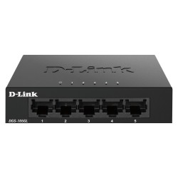 SWITCH D-Link  5 porturi Gigabit, carcasa metalica, "DGS-105GL" (timbru verde 2 lei)