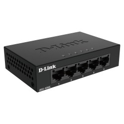 SWITCH D-Link  5 porturi Gigabit, carcasa metalica, "DGS-105GL" (timbru verde 2 lei)