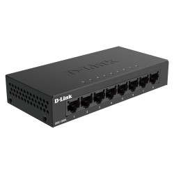 SWITCH D-Link, Gigabit x 8, carcasa metalica, "DGS-108GL" (timbru verde 2 lei)