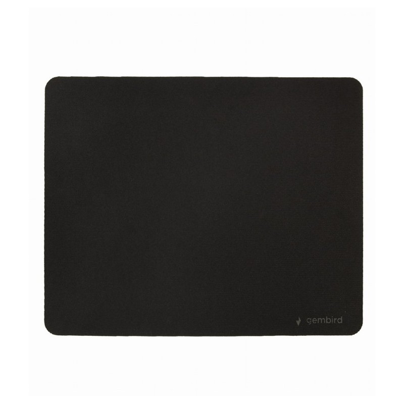 MousePAD GEMBIRD, cauciuc si material textil, 220 x 180 x 3 mm, negru, "MP-S-BK"
