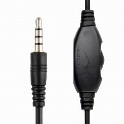 CASTI Gembird, cu fir, standard, utilizare multimedia, call center, microfon pe brat, conectare prin Jack 3.5 mm, red / negru, "