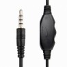 CASTI Gembird, cu fir, standard, utilizare multimedia, call center, microfon pe brat, conectare prin Jack 3.5 mm, red / negru, "