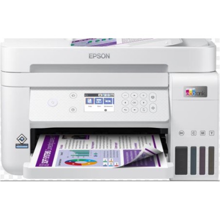 Multifunctional Inkjet CISS Color Epson L6276, A4, Functii:Impr|Scan|Cop,Viteza Print Mono:33ppm,Viteza Print color:20ppm,Conect