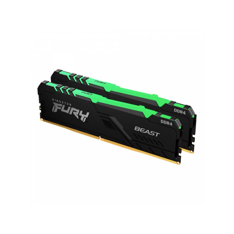 Memorie DDR Kingston DDR4 32 GB, frecventa 3200 MHz, 16 GB x 2 module, radiator, "KF430C15BB1AK2/32"