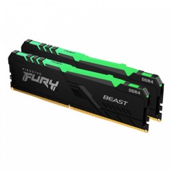 Memorie DDR Kingston DDR4 32 GB, frecventa 3200 MHz, 16 GB x 2 module, radiator, "KF430C15BB1AK2/32"