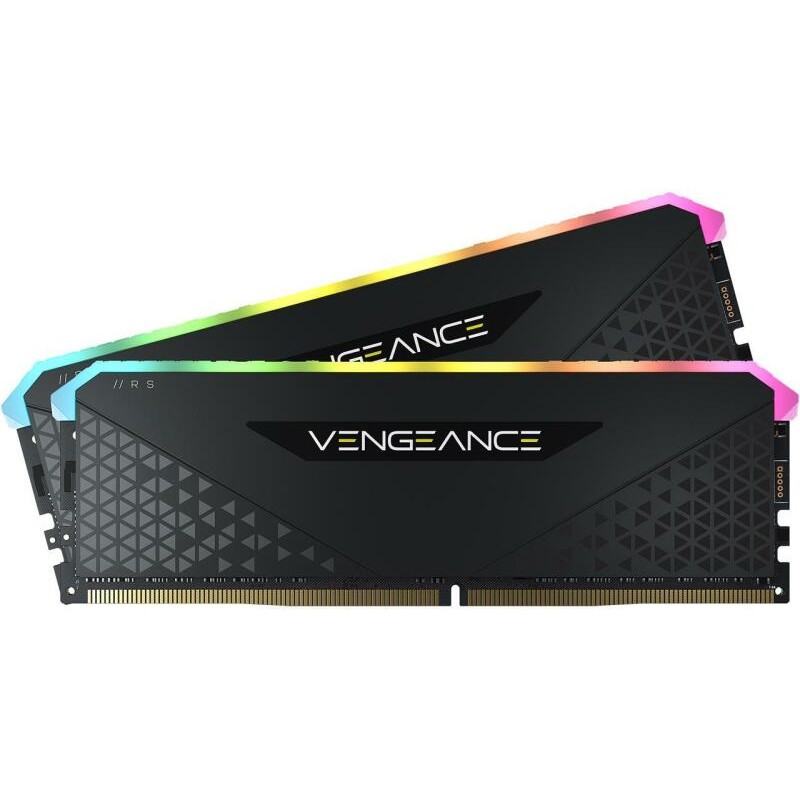 Memorie DDR Corsair DDR4 16 GB, frecventa 3600 MHz, 8 GB x 2 module, radiator, iluminare RGB, "CMG16GX4M2D3600C18"