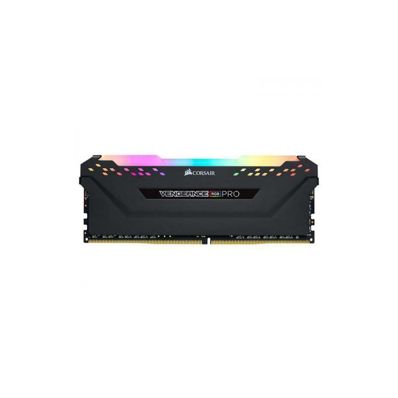 Memorie DDR Corsair DDR4 8 GB, frecventa 3200 MHz, 1 modul, radiator, iluminare RGB, "CMW8GX4M1E3200C16"