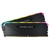 Memorie DDR Corsair DDR4 64 GB, frecventa 3200 MHz, 32 GB x 2 module, radiator, iluminare RGB, "CMG64GX4M2E3200C16"