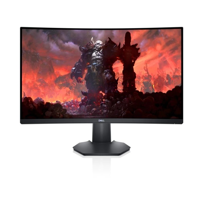 MONITOR Dell 27 inch, Gaming, VA, WQHD (2560 x 1440), Wide | curbat, 350 cd/mp, 1 ms, HDMI x 2 | DisplayPort, "S2722DGM" (timbru