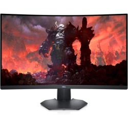MONITOR Dell - gaming 31.5 inch, Gaming, VA, WQHD (2560 x 1440), Wide | curbat, 350 cd/mp, 1 ms, HDMI x 2 | DisplayPort, "210-AZ