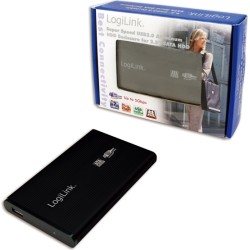 RACK extern LOGILINK, pt HDD/SSD, 2.5 inch, S-ATA, interfata PC USB 3.0, aluminiu, negru, "UA0106" (timbru verde 0.8 lei)