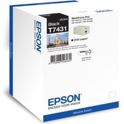 Cartus Cerneala Original Epson Black, T7441, pentru Workforce Pro WP-M4015|WP-M4525, , incl.TV 0.15 RON,  "C13T74414010"