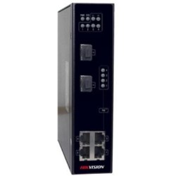 SWITCH. PoE Hikvision, port 10/100 x 4 | Gigabit x 2, "DS-3T0306P" (timbru verde 2 lei)