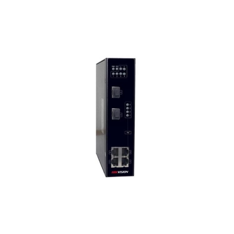 SWITCH. PoE Hikvision, port 10/100 x 4 | Gigabit x 2, "DS-3T0306P" (timbru verde 2 lei)
