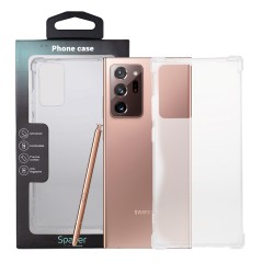 Husa Samsung Galaxy Note 20 Ultra Spacer, transparenta, grosime 1.5mm, protectie suplimentara antisoc la colturi, material flexi
