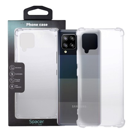 Husa Samsung Galaxy A42 Spacer, transparenta, grosime 1.5mm, protectie suplimentara antisoc la colturi, material flexibil TPU "S