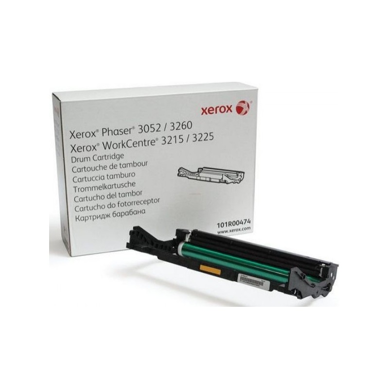 Drum Unit Original Xerox Black, 101R00474, pentru Phaser 3052|3260|WorkCentre 3225 |, 10K, (timbru verde 0.8 lei), "101R00474"