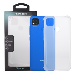 Husa Xiaomi Redmi 9C Spacer, transparenta,  grosime 1.5mm, protectie suplimentara antisoc la colturi, material flexibil TPU "SPP