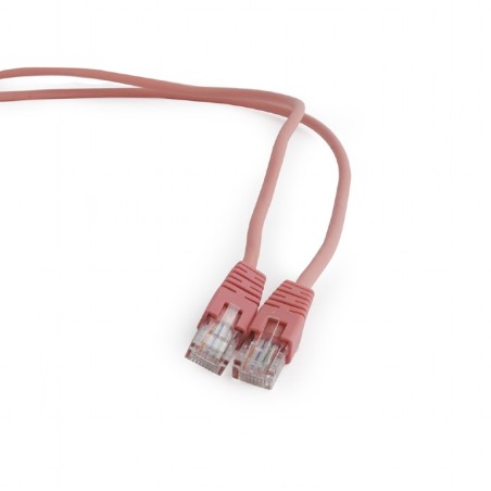 PATCH CORD UTP GEMBIRD Cat5e, cupru-aluminiu, 3 m, roz, AWG26, "PP12-3M/RO" (timbru verde 0.08 lei)