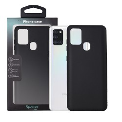 Husa Samsung Galaxy A21S Spacer, negru, grosime 1.5mm, material flexibil TPU "SPPC-SM-GX-A21S-TPU"
