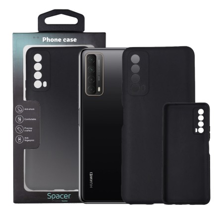 Husa Huawei telefon P Smart, negru, tip back cover, material flexibil TPU, "SPPC-HU-P-S-TPU"