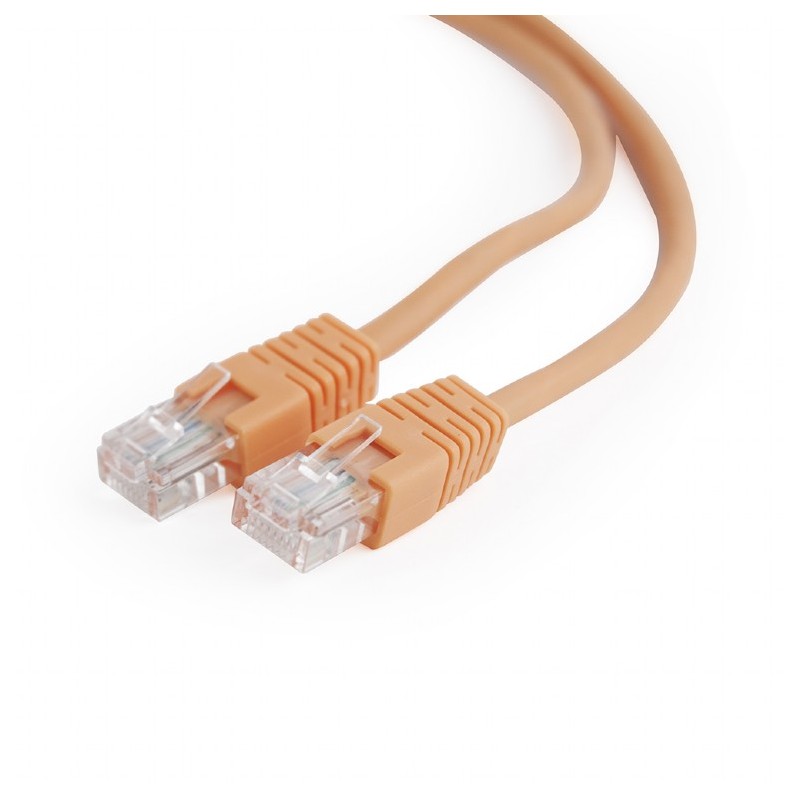 PATCH CORD UTP GEMBIRD Cat5e, cupru-aluminiu, 2 m, portocaliu, AWG26, "PP12-2M/O" (timbru verde 0.08 lei)