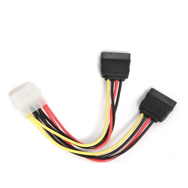 CABLU alimentare GEMBIRD, adaptor Molex la 2 x S-ATA, 30cm "CC-SATA-PSY-0.3M" (timbru verde 0.08 lei)