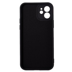 Husa Iphone 12, grosime 2mm, material flexibil silicon + interior cu microfibra, negru "SPPC-AP-IP12-SLK"