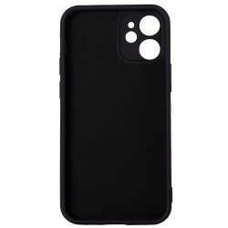 Husa Iphone 12 Mini Spacer, grosime 2mm, material flexibil silicon + interior cu microfibra, negru "SPPC-AP-IP12M-SLK"
