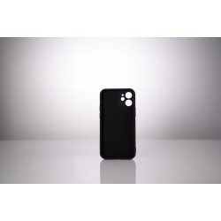 Husa Iphone 12 Mini Spacer, grosime 2mm, material flexibil silicon + interior cu microfibra, negru "SPPC-AP-IP12M-SLK"