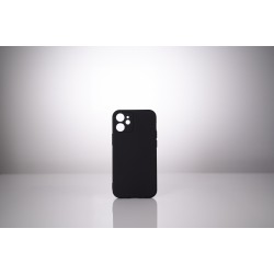 Husa Iphone 12 Mini Spacer, grosime 2mm, material flexibil silicon + interior cu microfibra, negru "SPPC-AP-IP12M-SLK"