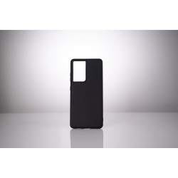 Husa Samsung Galaxy S21 Ultra Spacer, negru, grosime 2mm, material flexibil silicon + interior cu microfibra "SPPC-SM-GX-S21U-SL