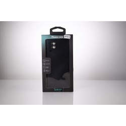 Husa Samsung Galaxy M12 Spacer, negru, grosime 2mm, material flexibil silicon + interior cu microfibra "SPPC-SM-GX-M12-SLK"