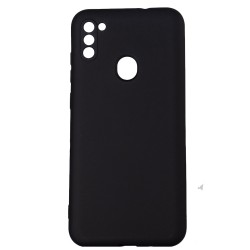 Husa Samsung Galaxy M11 Spacer, negru, grosime 2mm, material flexibil silicon + interior cu microfibra "SPPC-SM-GX-M11-SLK"