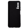 Husa Huawei telefon P Smart, negru, tip back cover, material flexibil silicon + interior cu microfibra, "SPPC-HU-P-S-SLK"