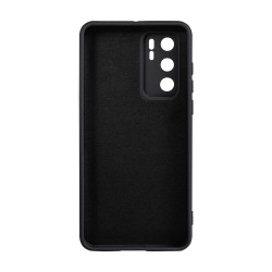 Husa Huawei telefon P 40, negru, tip back cover, material flexibil silicon + interior cu microfibra, "SPPC-HU-P-40-SLK"