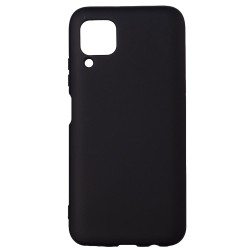 Husa Huawei telefon P 40 Lite, negru, tip back cover, material flexibil silicon + interior cu microfibra, "SPPC-HU-P-40L-SLK"