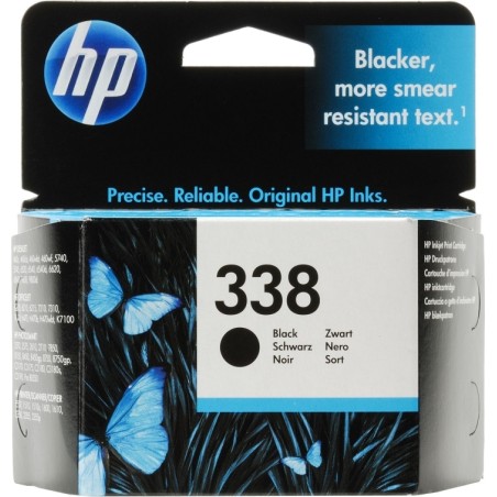 Cartus Cerneala Original HP Black, nr.338, pentru DJ460|574x|6xxx|9800|2570|2xxx|8xxx, , (timbru verde 0.15 lei), "C8765EE"